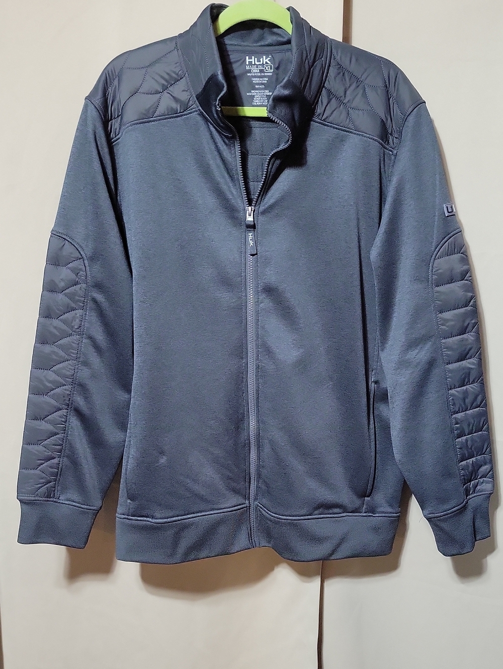 Huk Men's Full-Zip Jacket - Charcoal